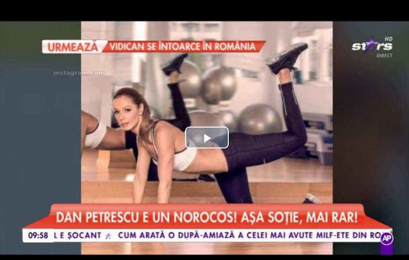 Antena Stars: Adriana Petrescu, cea mai sexy sotie de antrenor